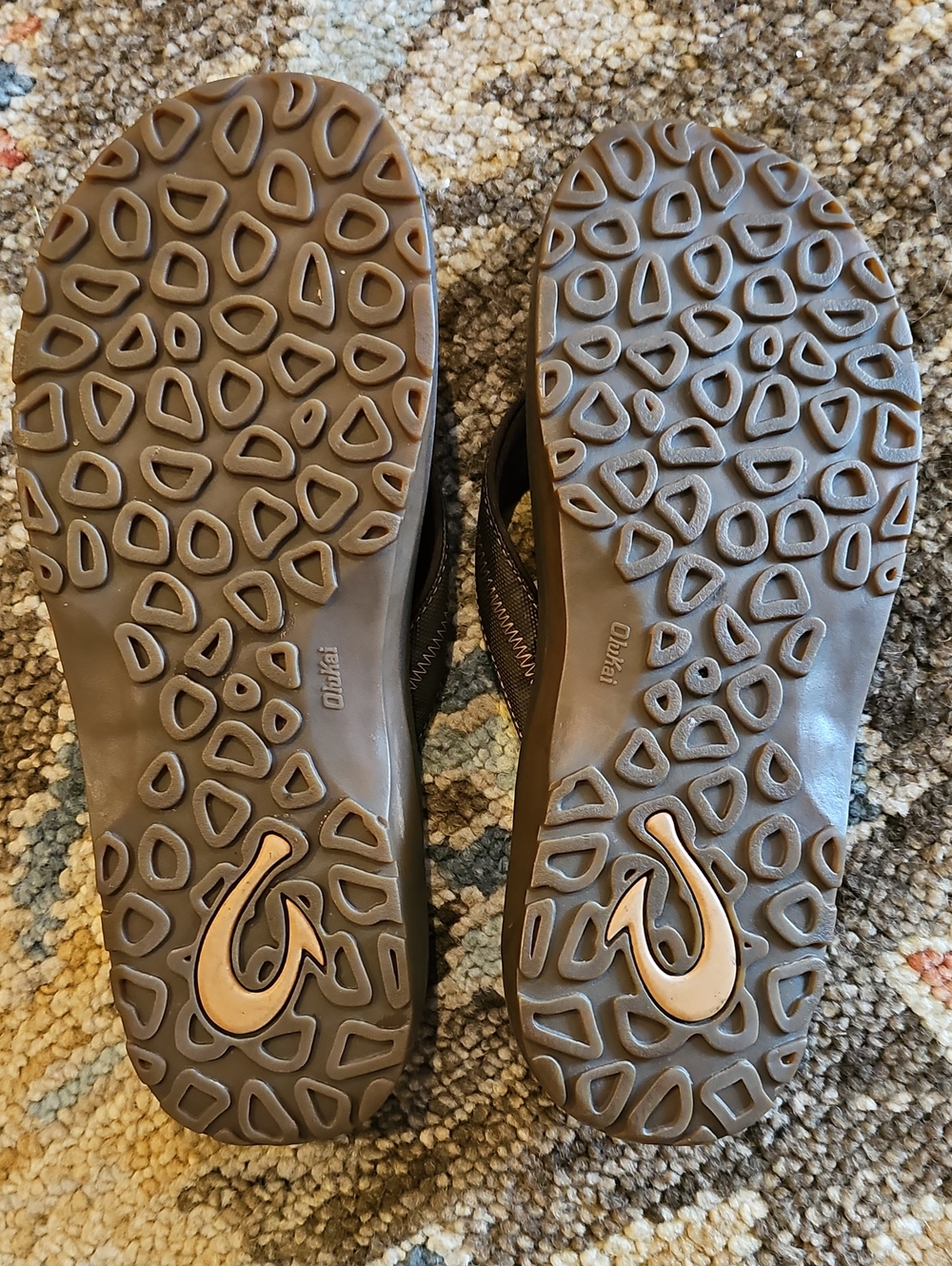 OLUKAI EHUKAI Brown Flip-Flops (Men's US M 11) - Picture 4 of 12